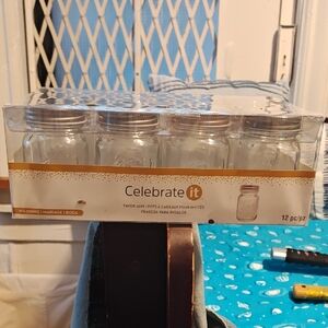 Celebrate It Favor Jars with Silver Lids